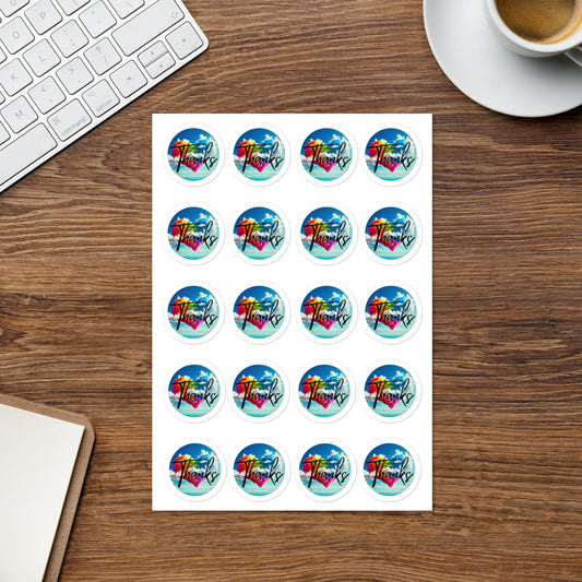 Sticker Sheets - Pride Cloud Thanks Stickers Sheet - LGBTQIA+ Queer