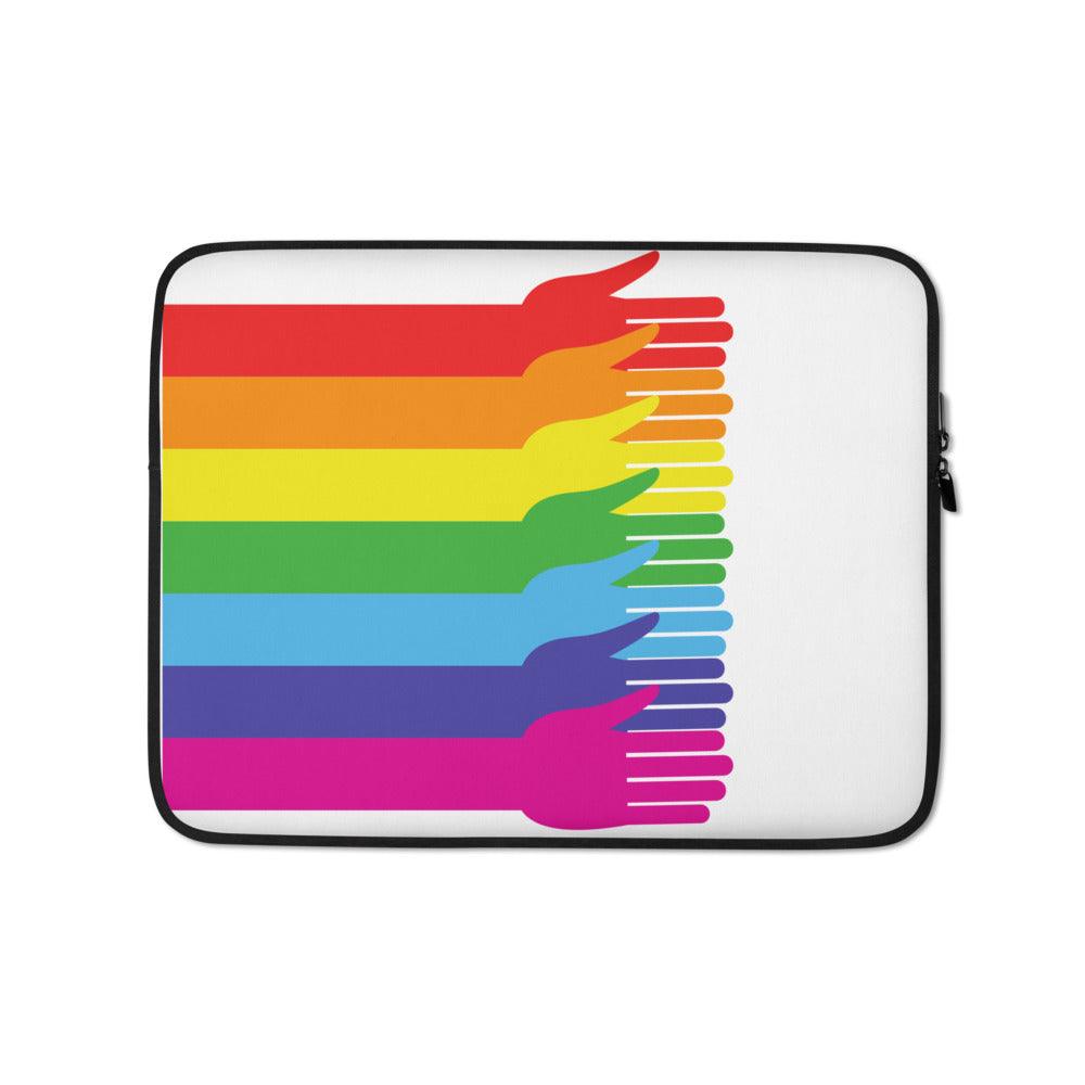 Laptop Sleeve - Rainbow Hands Laptop Sleeve