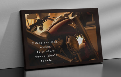 Wall Art - Bikes & Wives - Passions Wall Art Collection