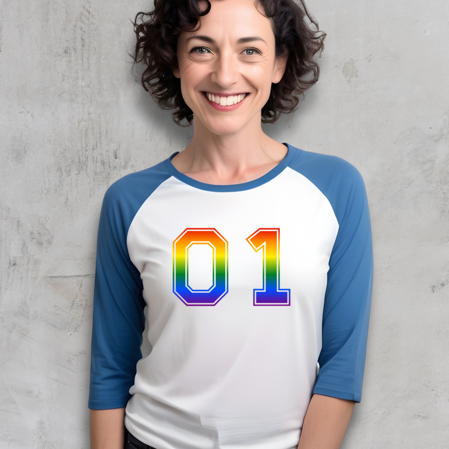 LGBTQIA+ Queer Pride Go Sports 3/4 Sleeve Raglan T-Shirt