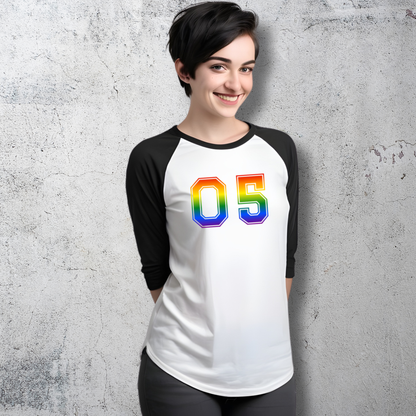 LGBTQIA+ Queer Pride Go Sports 3/4 Sleeve Raglan T-Shirt