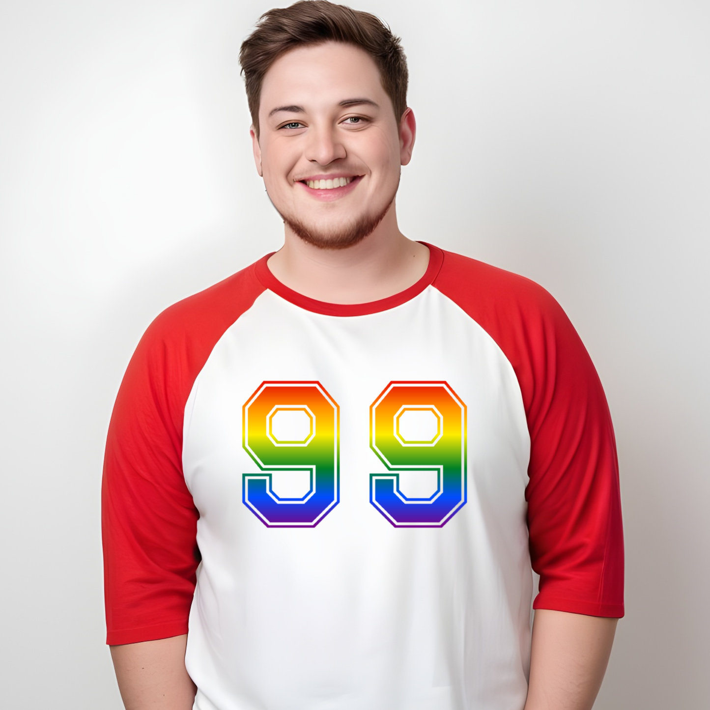 LGBTQIA+ Queer Pride Go Sports 3/4 Sleeve Raglan T-Shirt