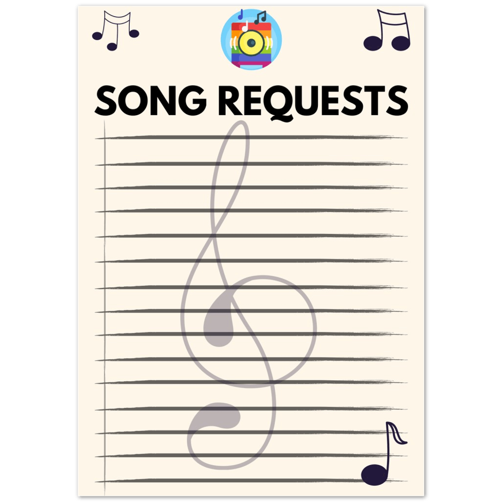 Wedding Posters - Wedding Song Requests Poster