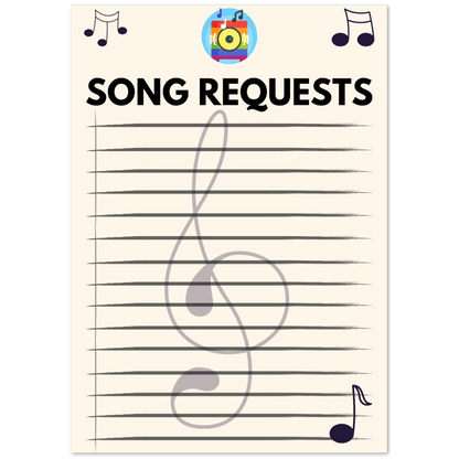 Wedding Posters - Wedding Song Requests Poster