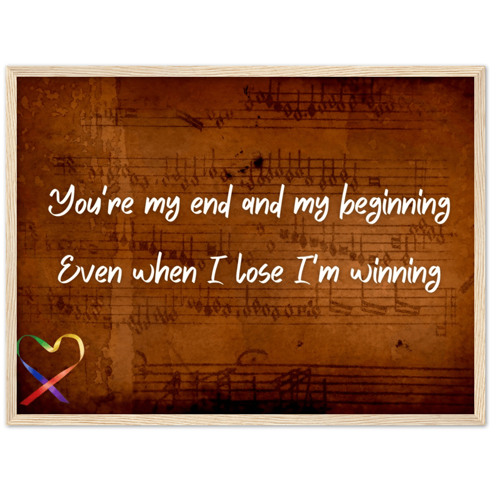 Wall Art - I'm Winning - Loved Lyrics Series | LGBTQIA+ Queer Wall Art