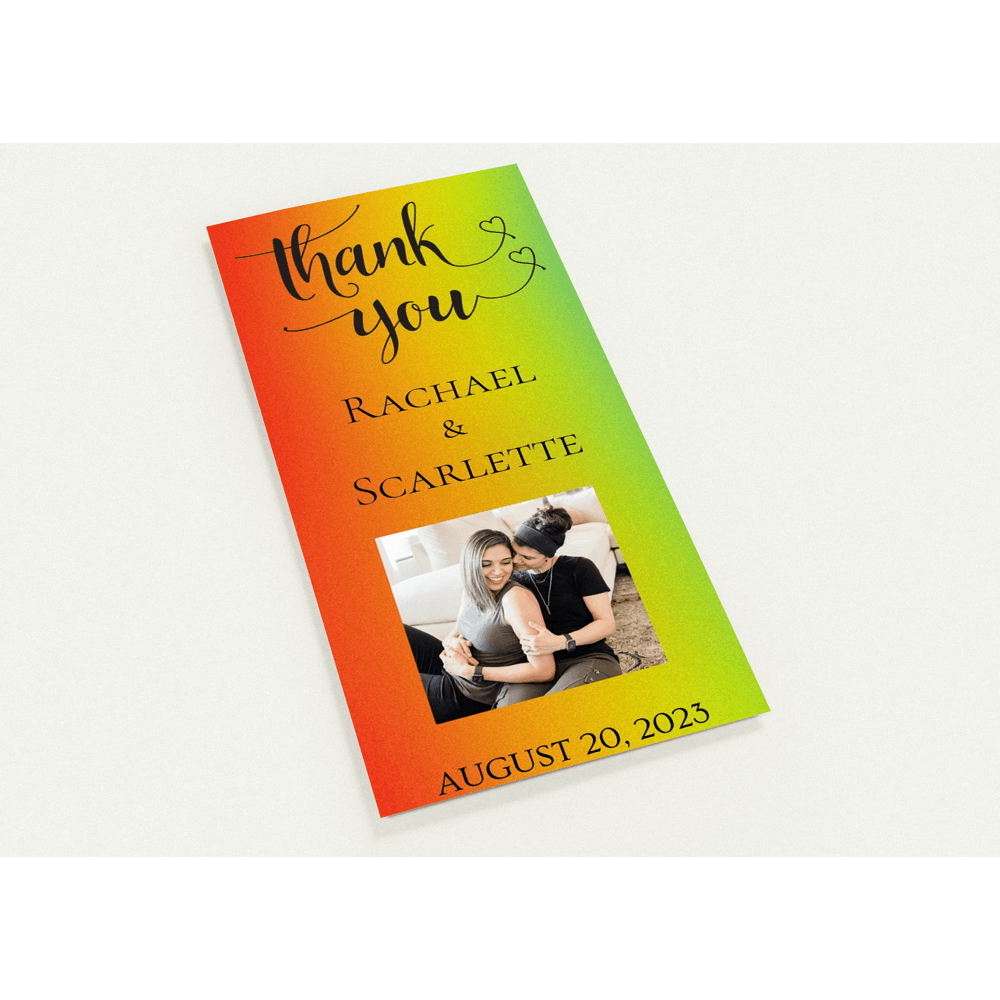 Personalised Thank You Cards - Joyous Thank You - Thank You Cards