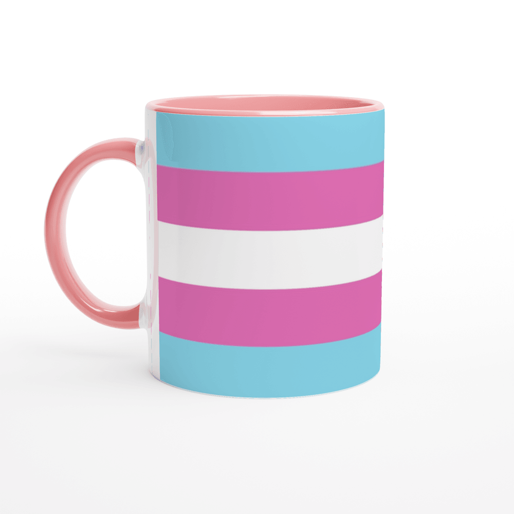 Mug - Transgender Pride Flag Mug - LGBTQIA+ Queer