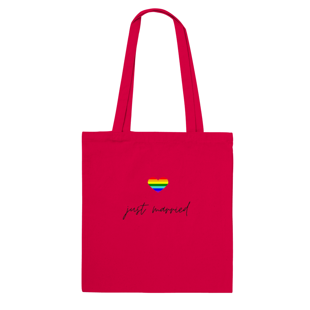 Tote Bags - Just Married Tote Bag