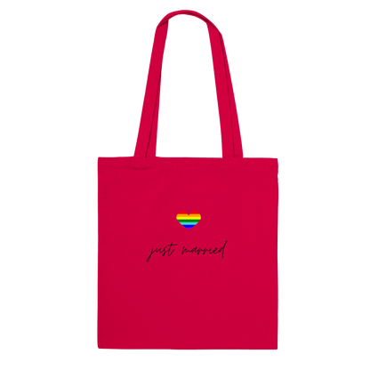 Tote Bags - Just Married Tote Bag