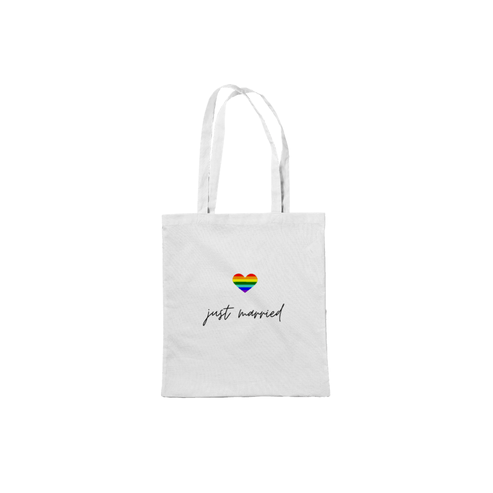 Tote Bags - Just Married Tote Bag