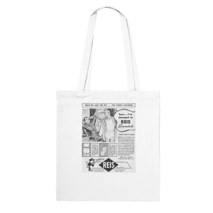 Tote Bags - Underwear - Queer Vintage Ads Tote Bag