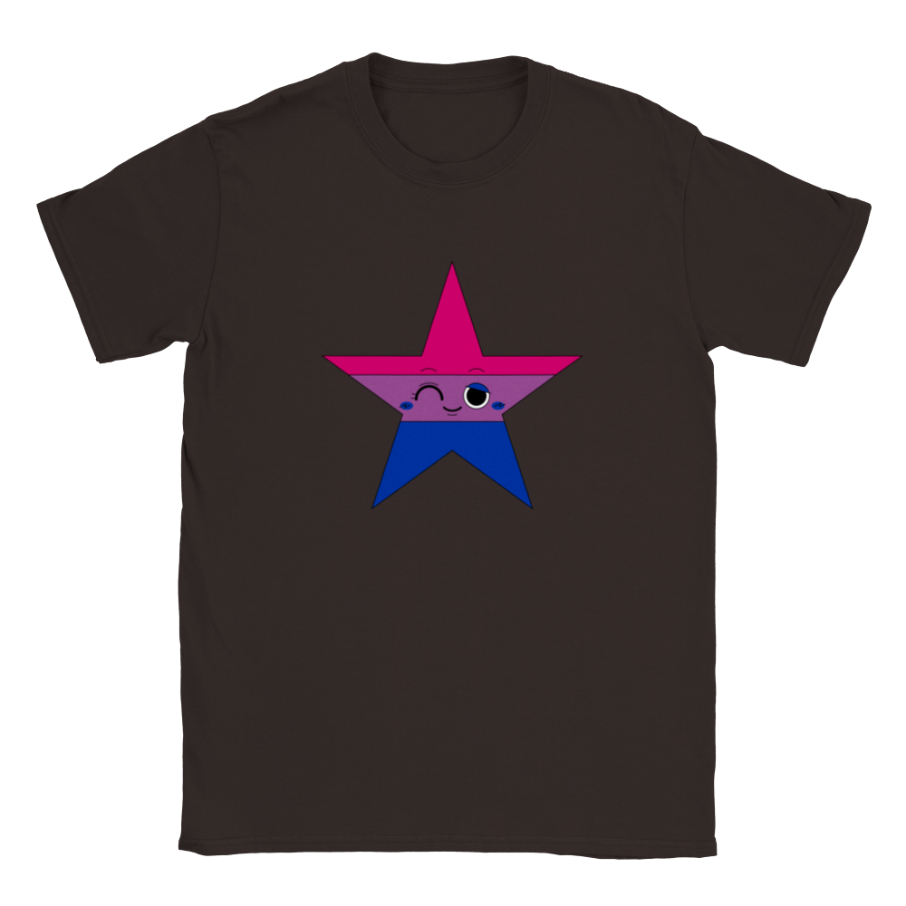 T-Shirt - Bi Star Classic Crewneck T-Shirt