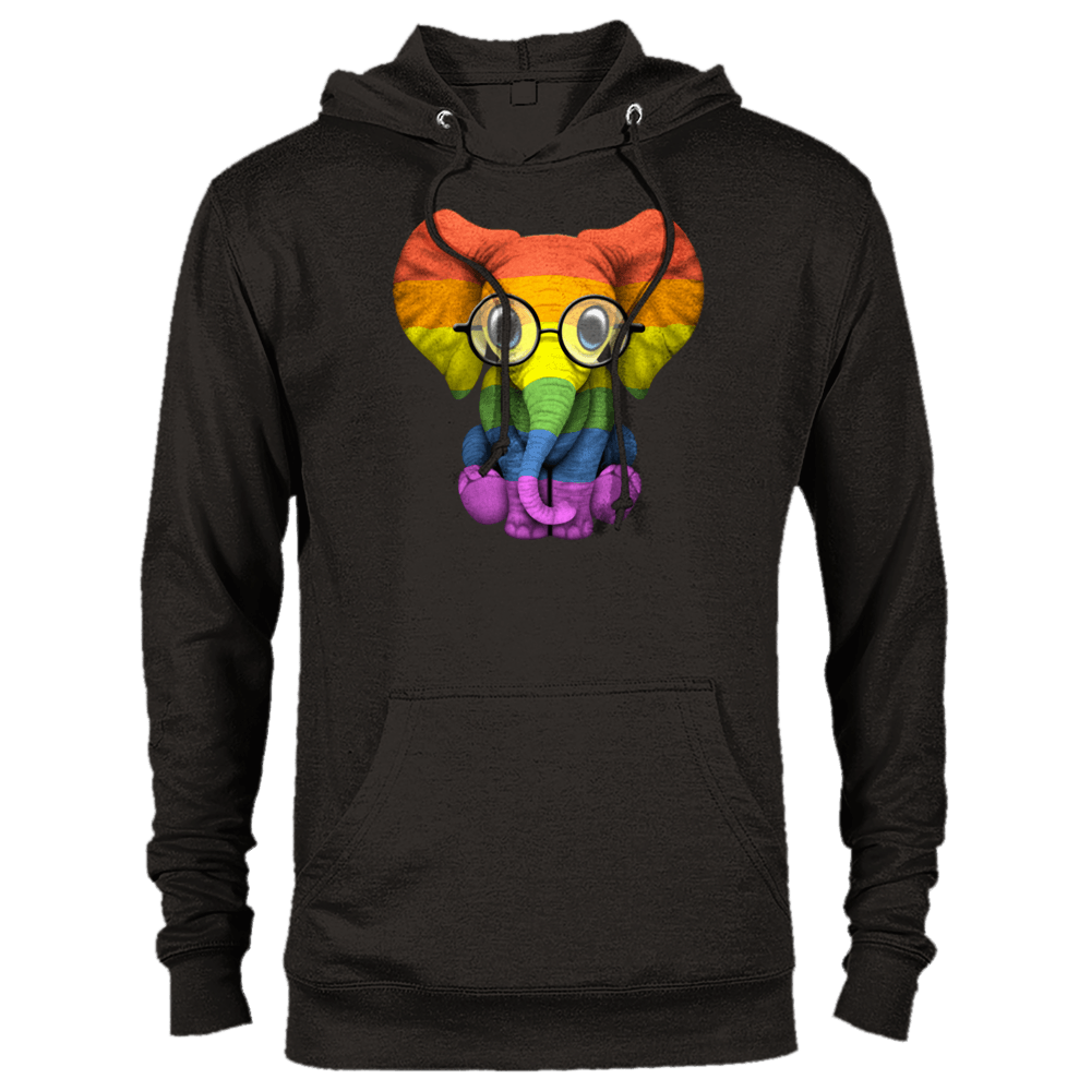 Hoodie - Ele-fab Premium LGBTQIA+ Pullover Hoodie