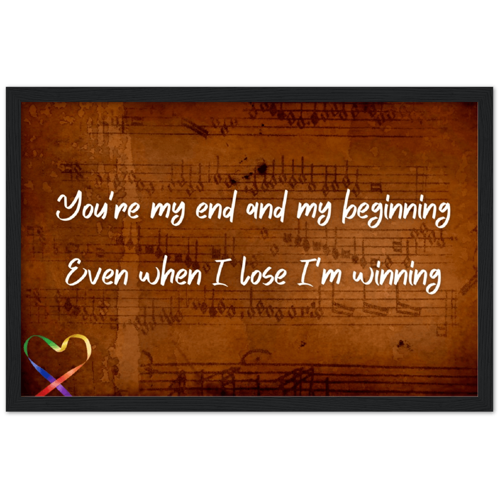 Wall Art - I'm Winning - Loved Lyrics Series | LGBTQIA+ Queer Wall Art