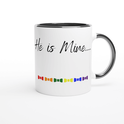 Mugs - He Is Mine Ceramic Mug - LGBTQIA+ Queer