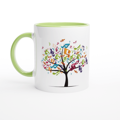 Mug - Music Is Life Tree Coffee Mug - LGBTQIA+ Queer