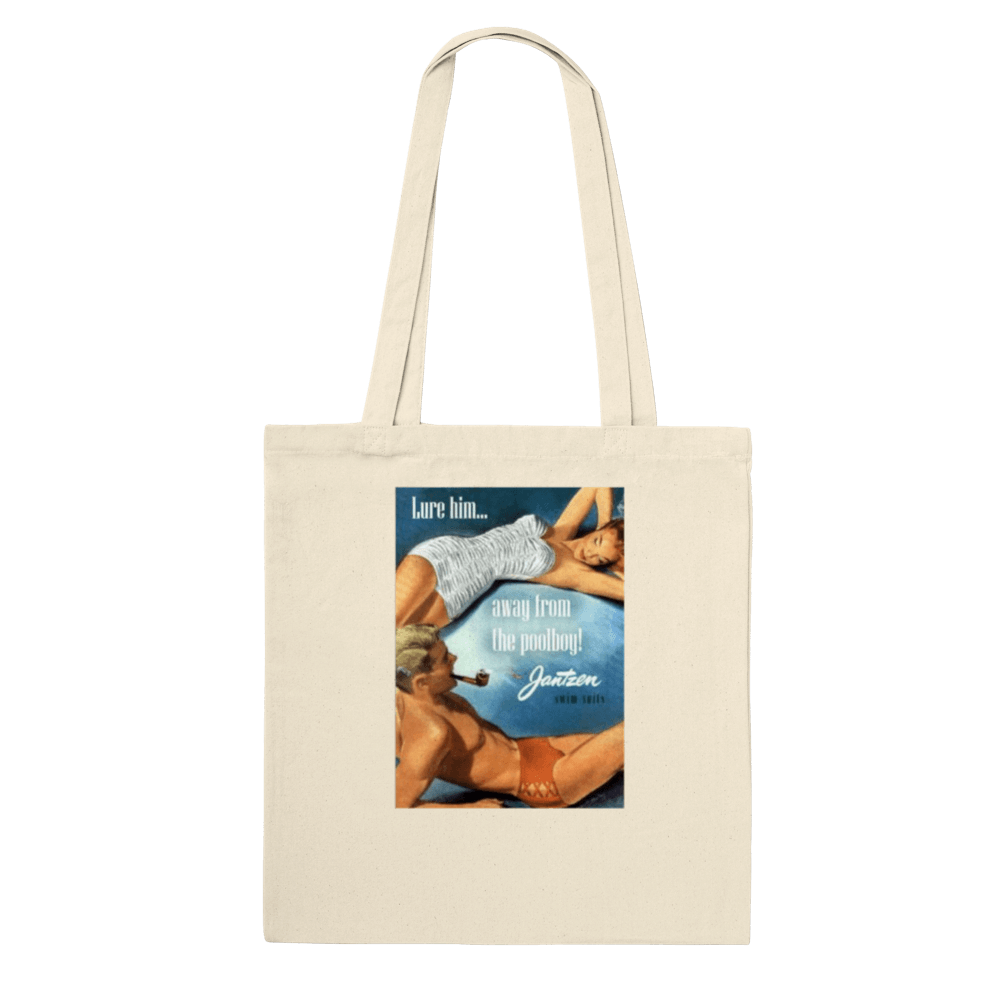 Tote Bags - Poolboy - Queer Vintage Ads Tote Bag