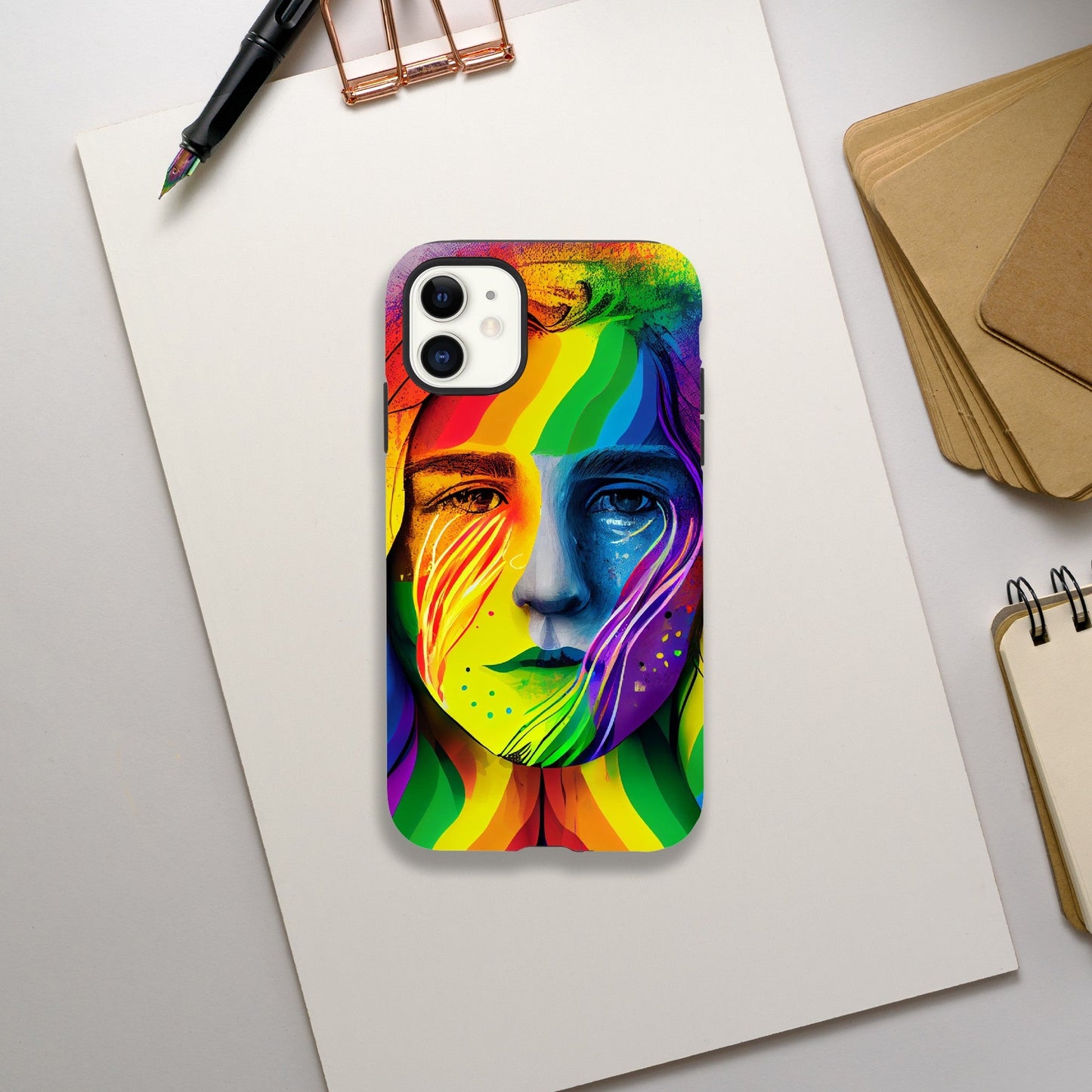 Mobile Phone Case - Lisa IPhone - Bio - Flexi - Slim - Tough - LGBTQIA+ Queer Mobile Phone Case