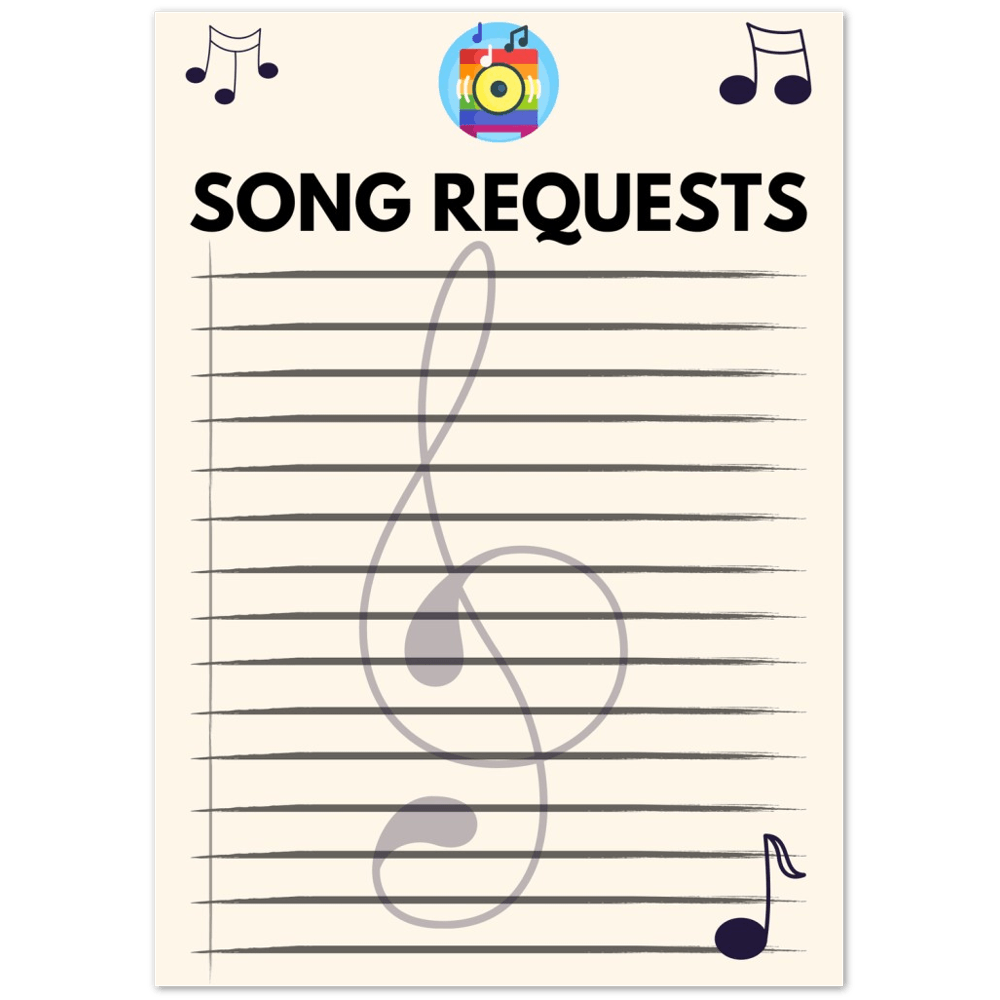 Wedding Posters - Wedding Song Requests Poster