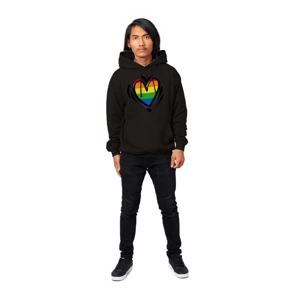 Hoodie - Pride Love Premium Pullover Hoodie