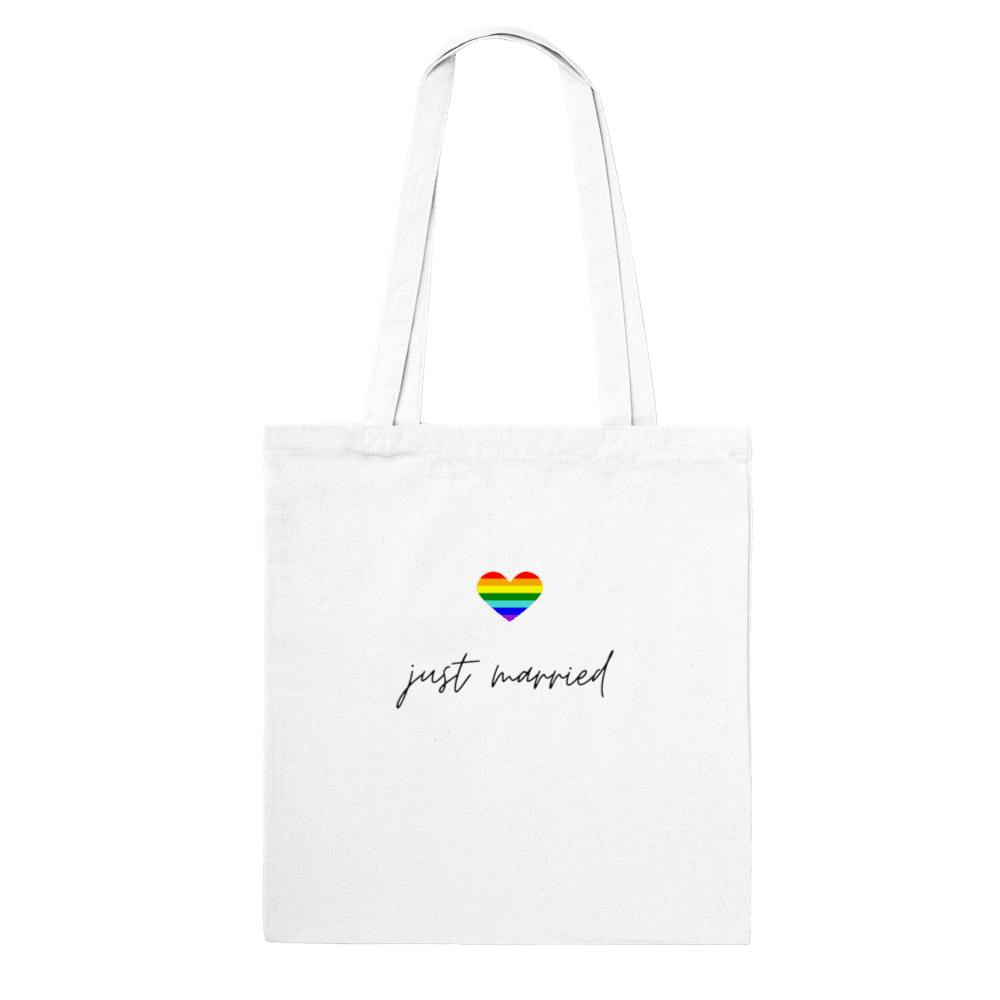 Tote Bags - Just Married Tote Bag