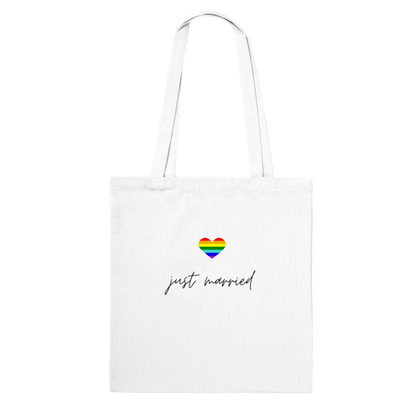 Tote Bags - Just Married Tote Bag