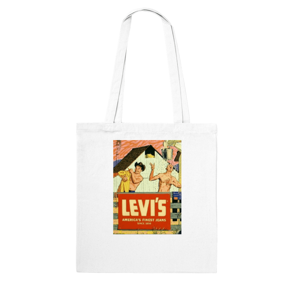 Tote Bags - Cowboys - Queer Vintage Ads Tote Bag