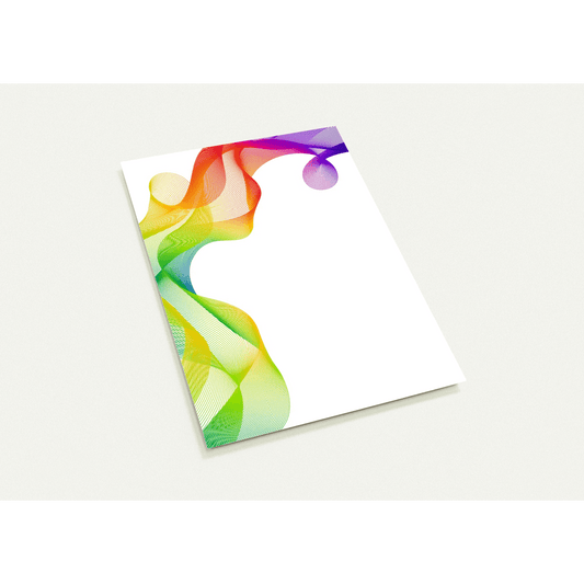 Invitation - Silky Pride Wave Invitation Paper - Pack Of 10