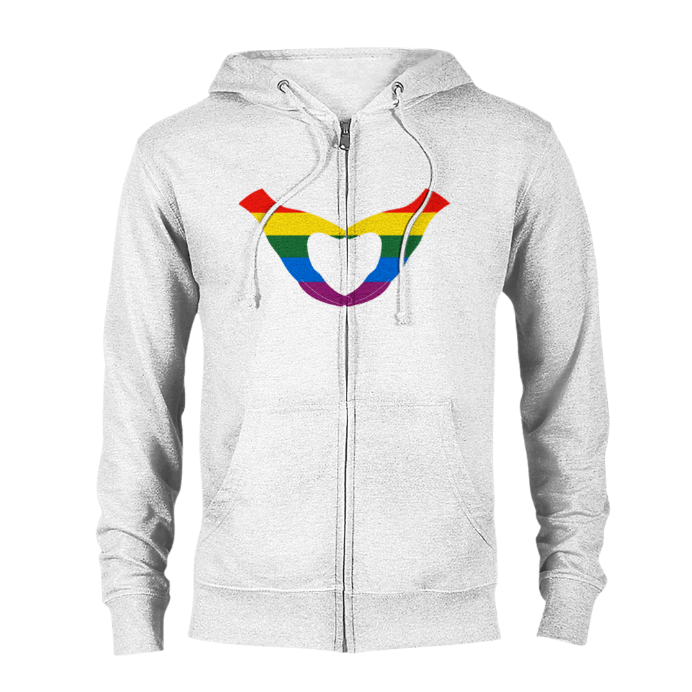 Hoodie - Hands To Heart Zip Hoodie