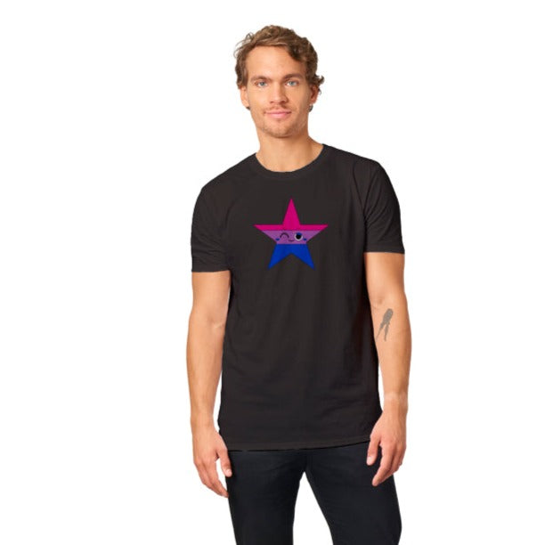 T-Shirt - Bi Star Classic Crewneck T-Shirt