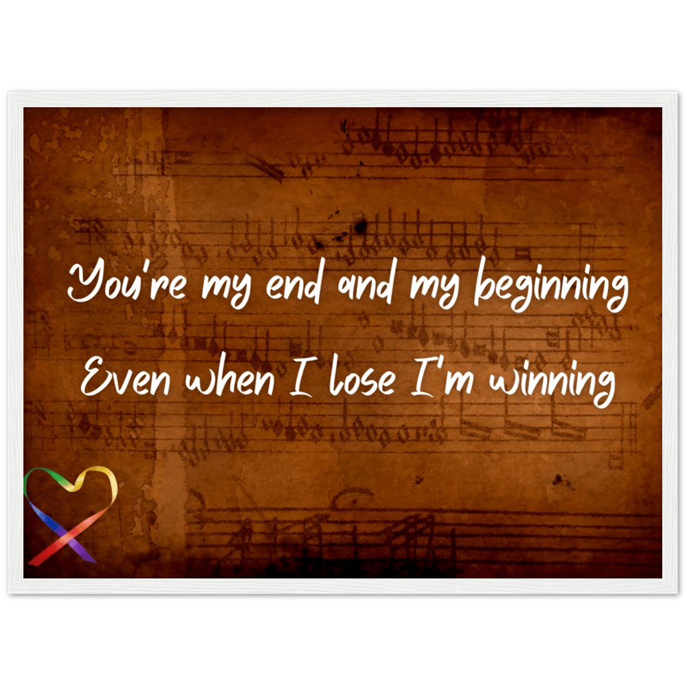 Wall Art - I'm Winning - Loved Lyrics Series | LGBTQIA+ Queer Wall Art