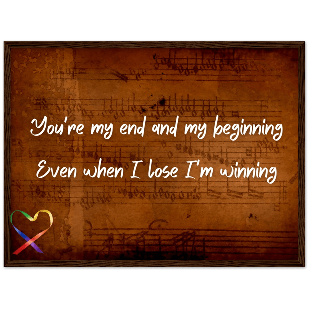 Wall Art - I'm Winning - Loved Lyrics Series | LGBTQIA+ Queer Wall Art