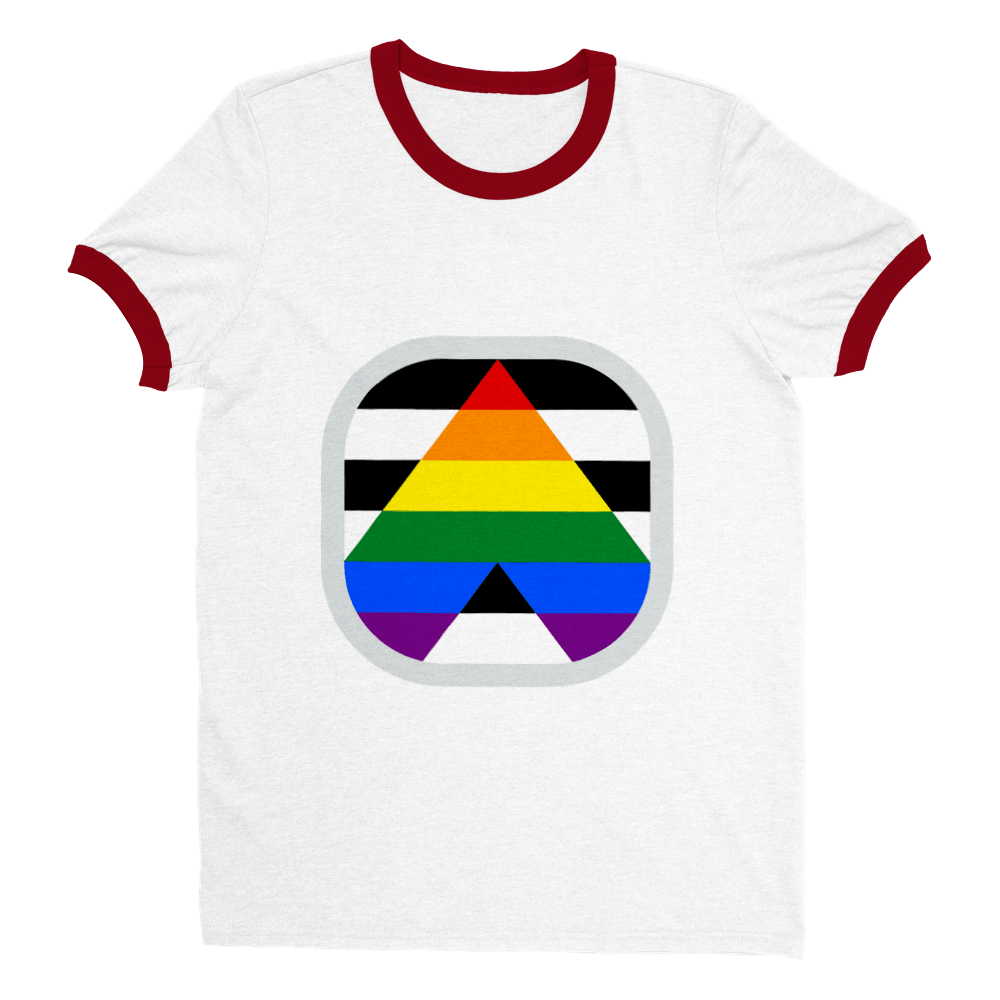 T-Shirt - Straight Ally Ringer T-Shirt