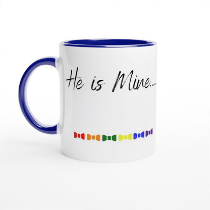 Mugs - He Is Mine / I Am His Ceramic Mug - LGBTQIA+ Queer