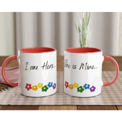 Mugs - I Am Hers / She Is Mine Mug - LGBTQIA+ Queer