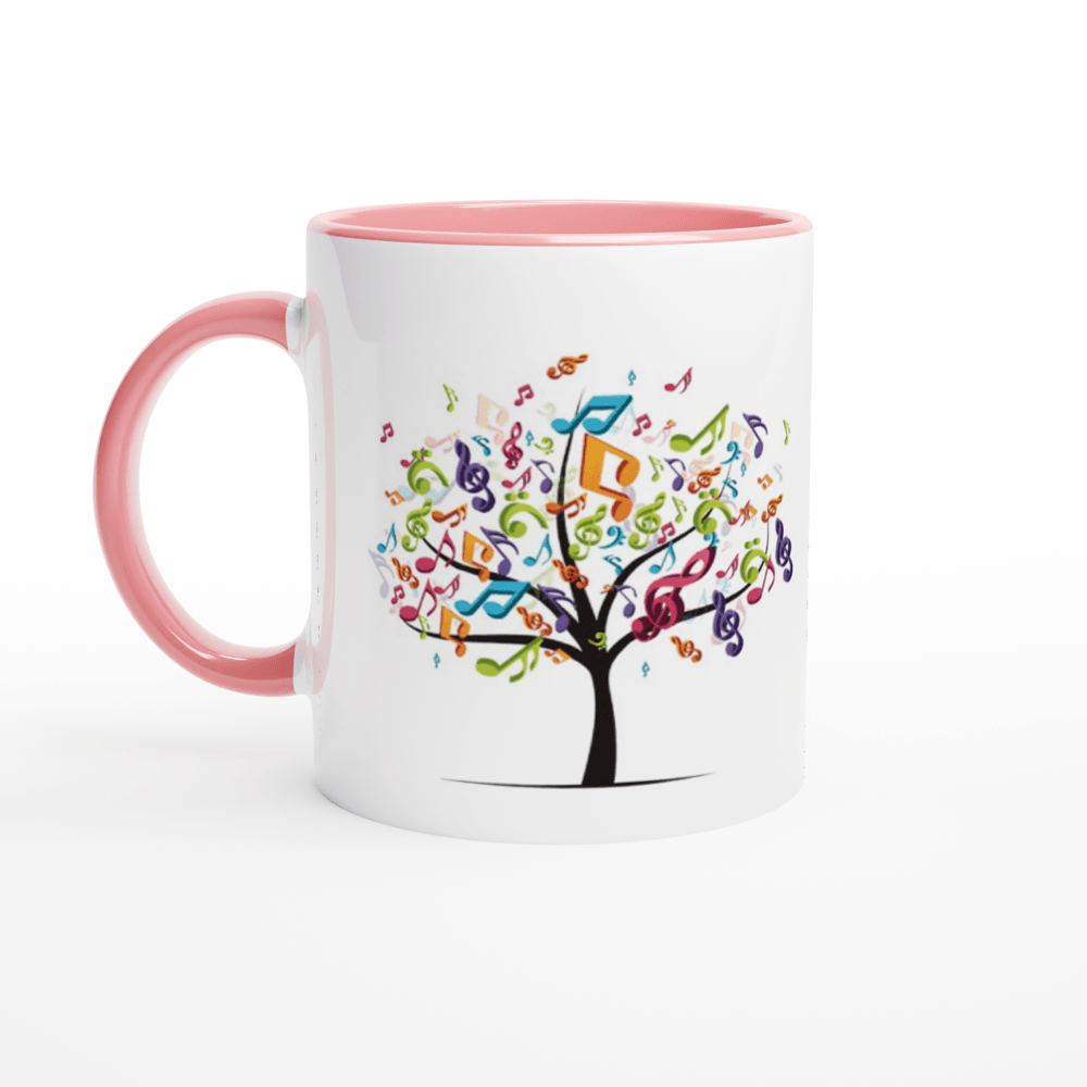 Mug - Music Is Life Tree Coffee Mug - LGBTQIA+ Queer