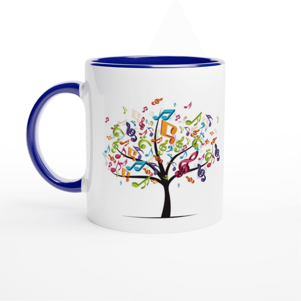 Mug - Music Is Life Tree Coffee Mug - LGBTQIA+ Queer