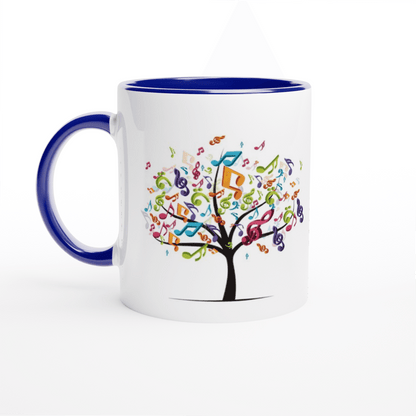 Mug - Music Is Life Tree Coffee Mug - LGBTQIA+ Queer