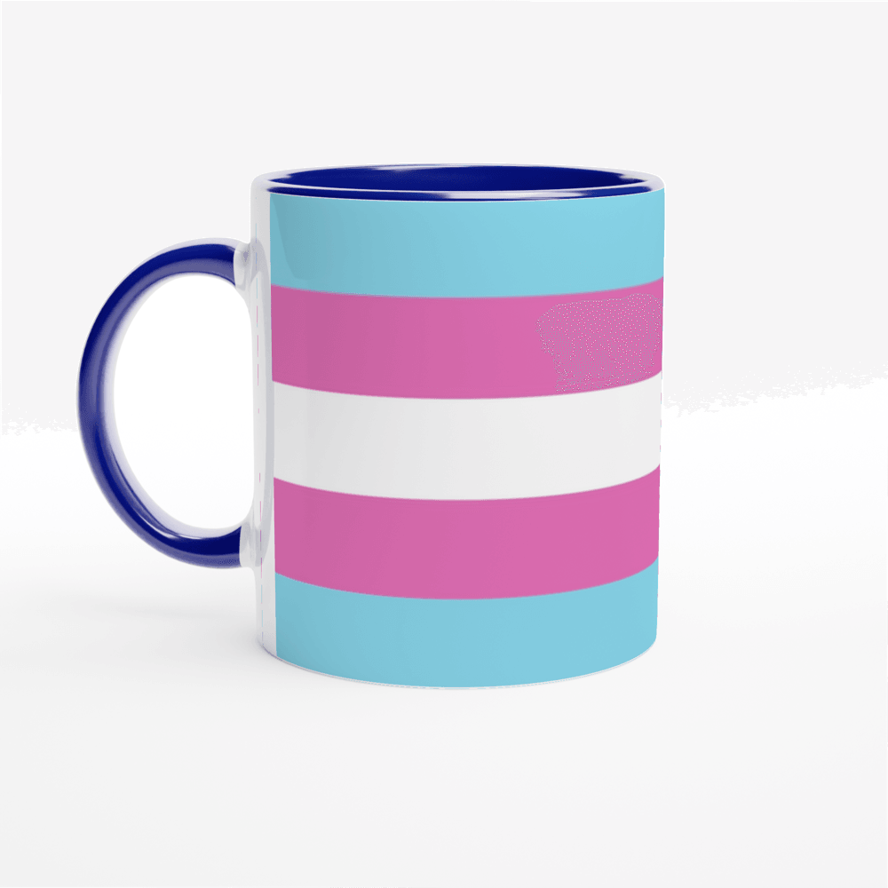 Mug - Transgender Pride Flag Mug - LGBTQIA+ Queer