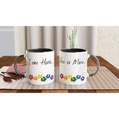 Mugs - I Am Hers / She Is Mine Mug - LGBTQIA+ Queer