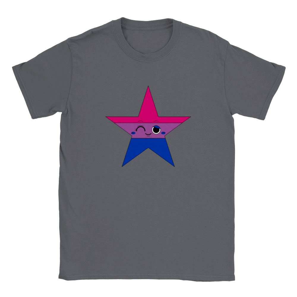 T-Shirt - Bi Star Classic Crewneck T-Shirt