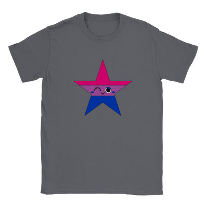 T-Shirt - Bi Star Classic Crewneck T-Shirt