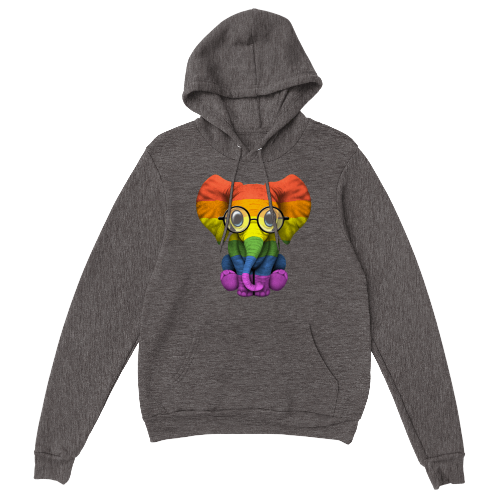 Hoodie - Ele-fab Premium LGBTQIA+ Pullover Hoodie