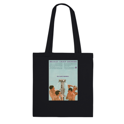 Tote Bags - Group Showers - Queer Vintage Ads Tote Bag