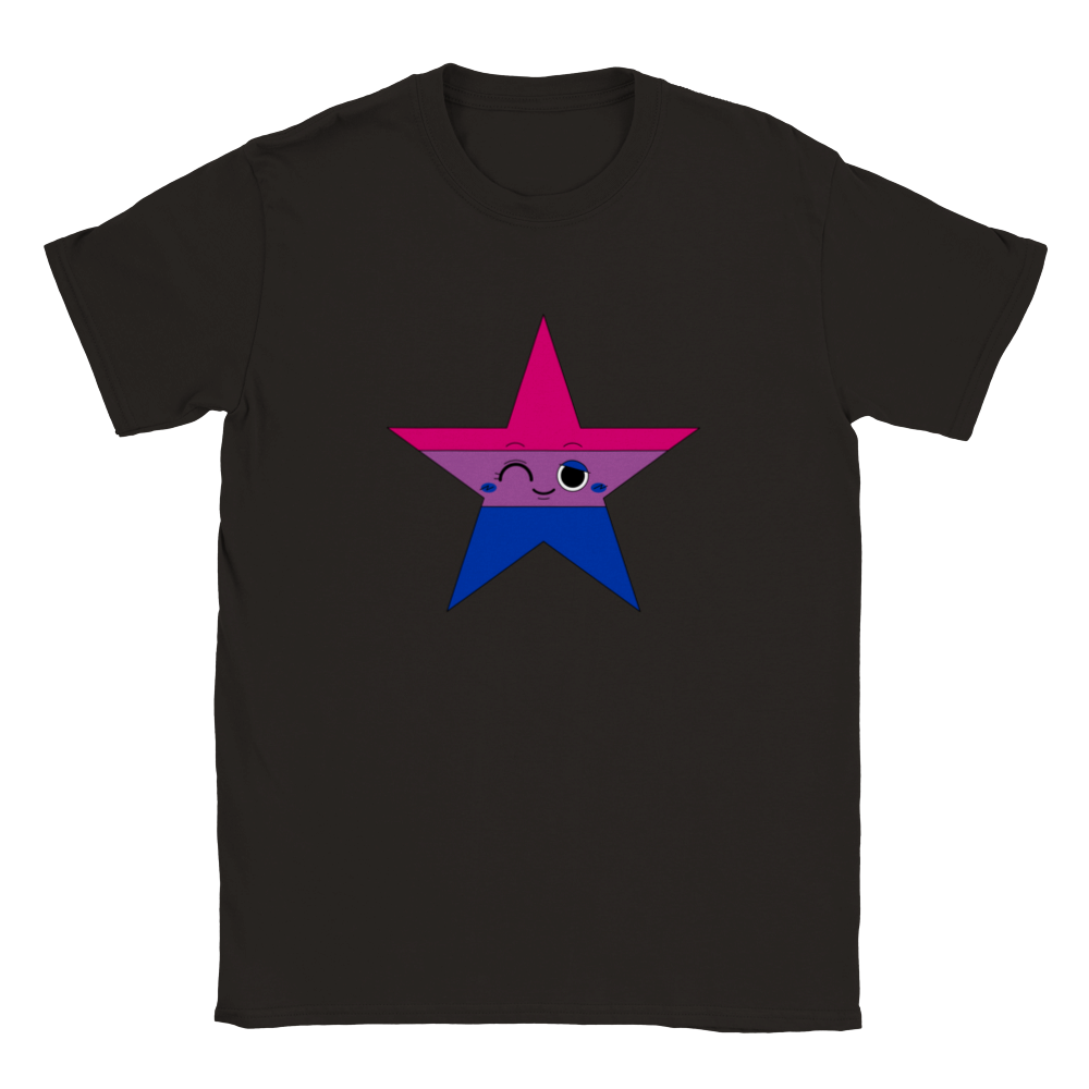 T-Shirt - Bi Star Classic Crewneck T-Shirt