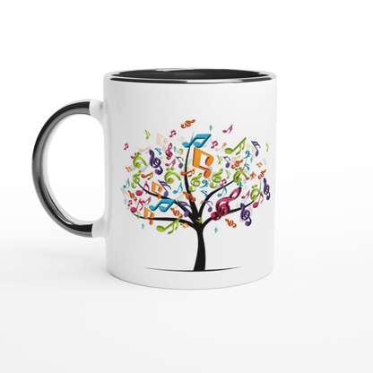 Mug - Music Is Life Tree Coffee Mug - LGBTQIA+ Queer