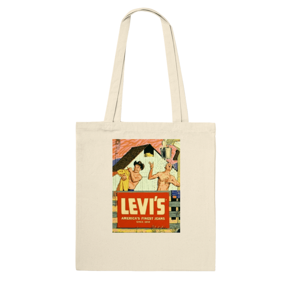 Tote Bags - Cowboys - Queer Vintage Ads Tote Bag