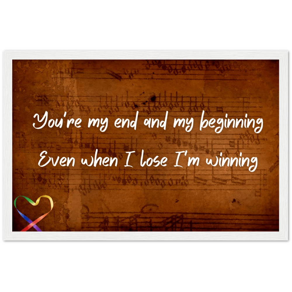 Wall Art - I'm Winning - Loved Lyrics Series | LGBTQIA+ Queer Wall Art