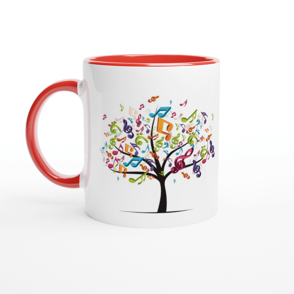 Mug - Music Is Life Tree Coffee Mug - LGBTQIA+ Queer