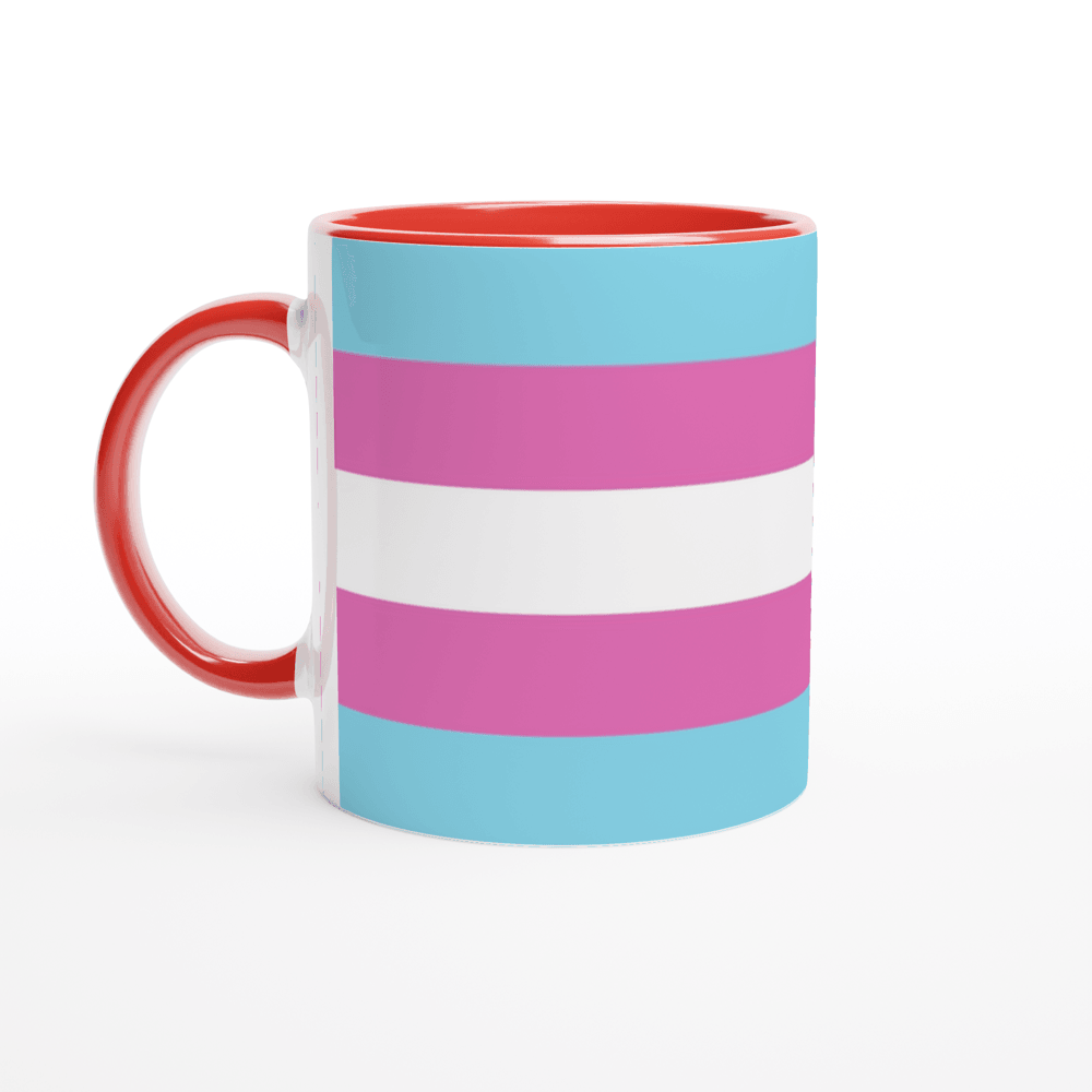 Mug - Transgender Pride Flag Mug - LGBTQIA+ Queer